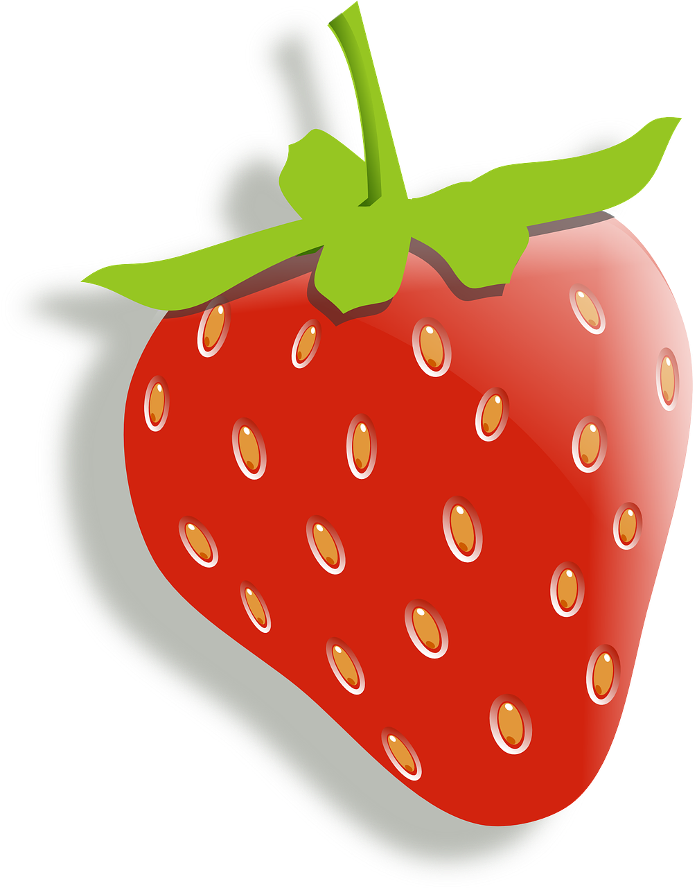 Strawberry Fruit Food Red Berry Png Image - Strawberry Clipart Small (1012x1280)