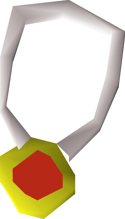 Ruby Amulet Detail - Runescape Amulet Of Strength (522x912)