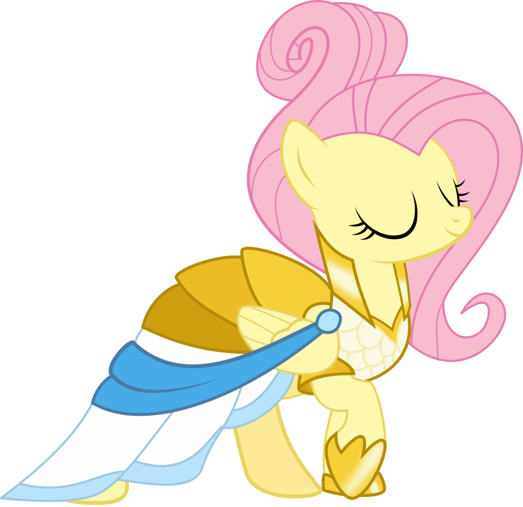 Uncommon Nick, Fake It 'til You Make It, Fluttershy, - Mlp Fluttershy Warrior Of Inner Strength (1057x1024)
