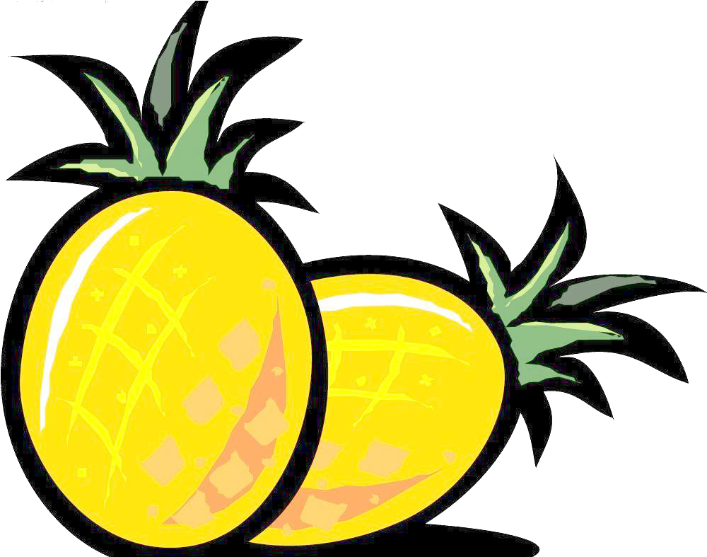 Pineapple Cartoon Pineapple Pineapple Cartoon Pineapple