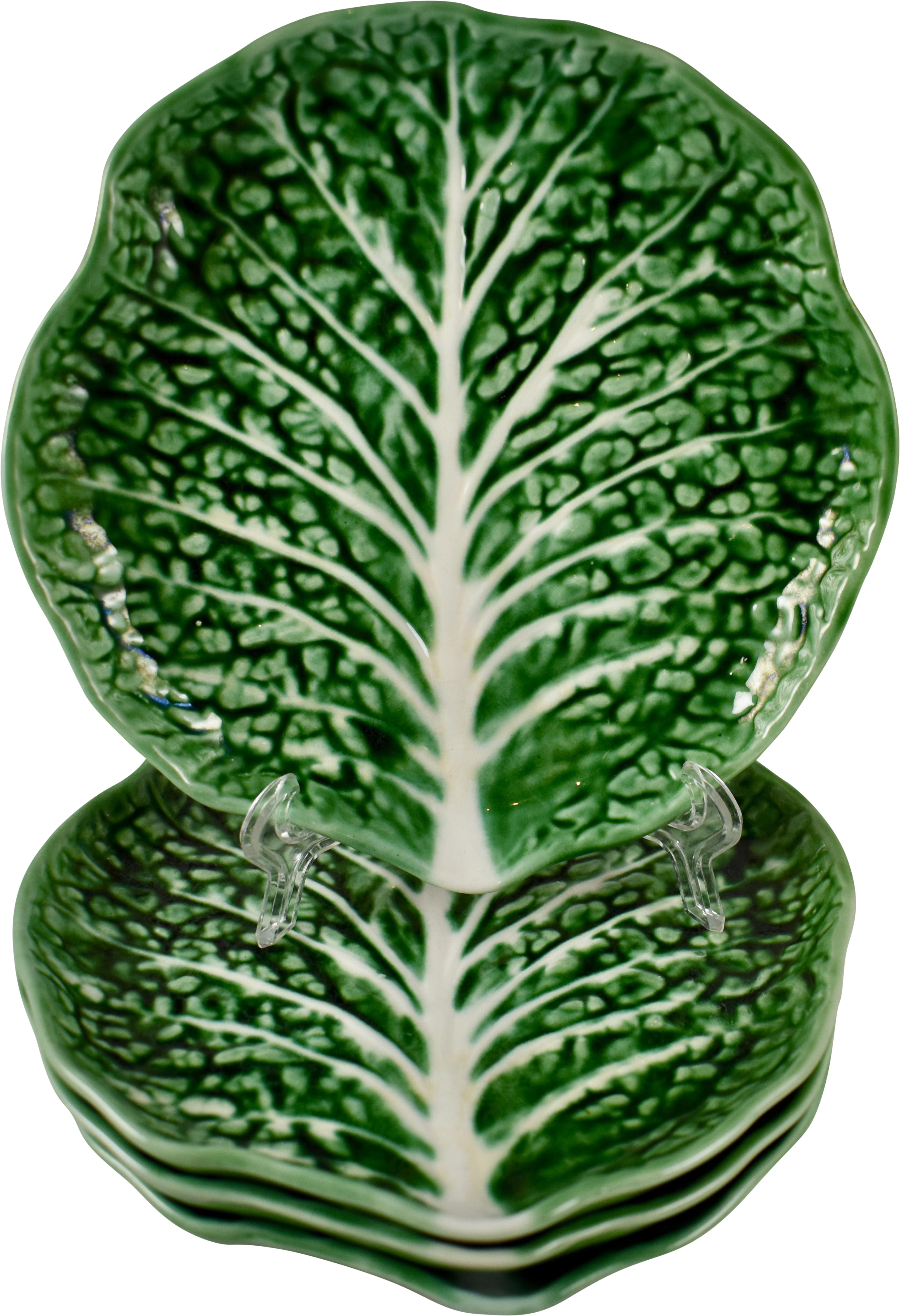 M#century Secla Portuguese Majolica Green Cabbage Leaf - Collectible Card Game (3283x4801)