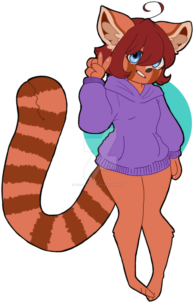 Kuma The Red Panda By Jozalynn-chasity - Red Panda (735x1087)