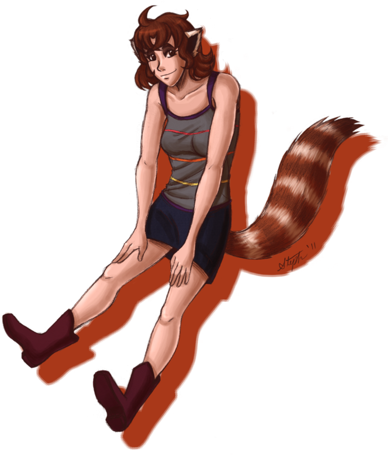 Red Panda Girl - Red Panda Girl Anime (810x987)