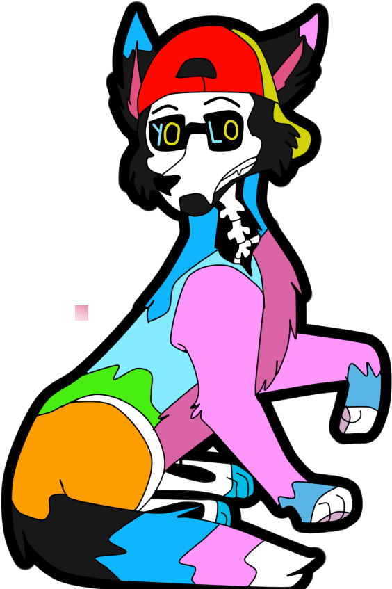 Top Images For Undertale Fresh On Picsmaze - Underfresh Sans Wolf (700x960)