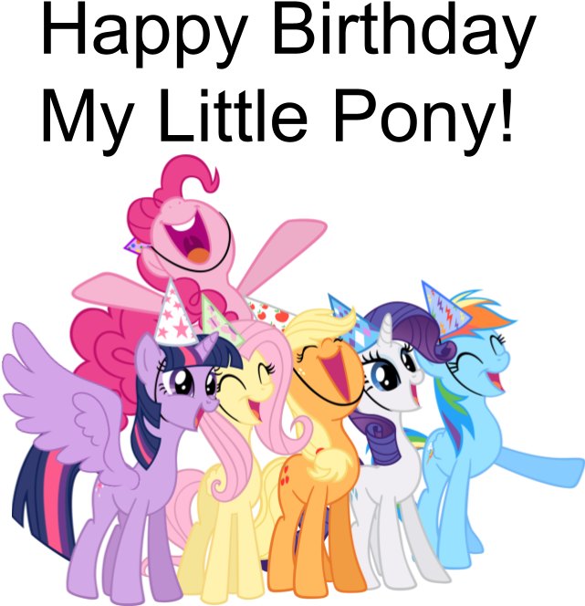 Alicorn, Applejack, Fluttershy, Happy Birthday Mlp - Mlp Agenda & Colouring Book: A Beautiful Agenda (960x720)