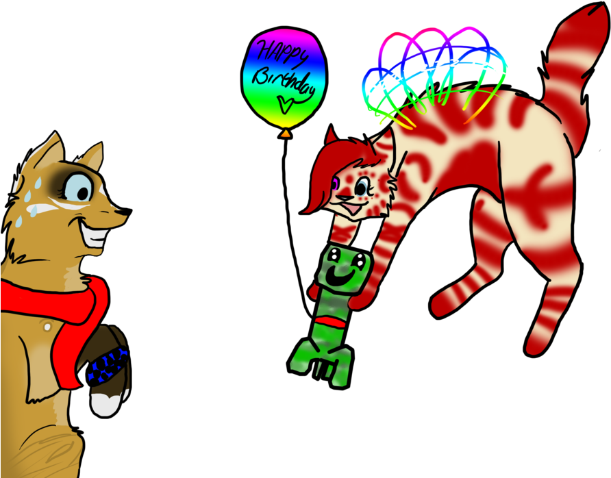 Happy Birthday Safia By Catsroxz - Cartoon (900x720)