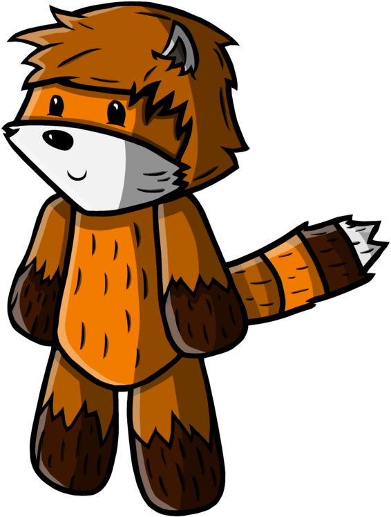 Elit3dmc Red Panda By Ashboy49 - Cartoon (894x894)