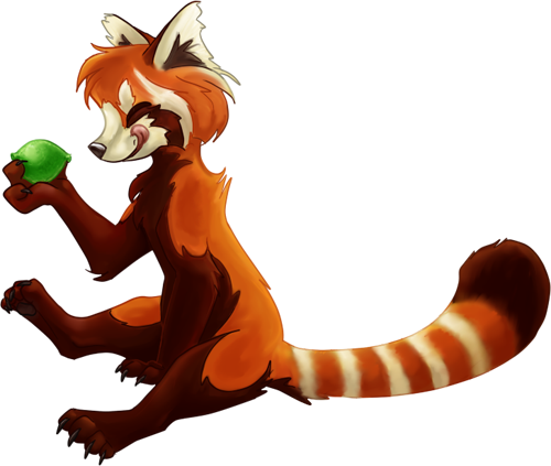 Red Panda By Gabfury - Red Panda Fox Hybrid (500x423)