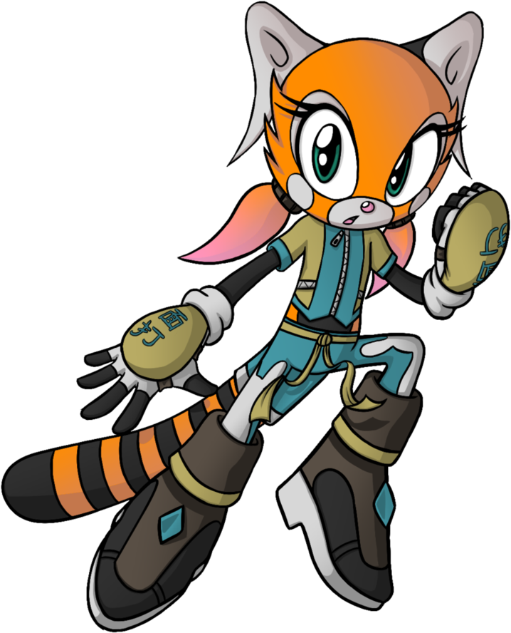 Red Panda Sonic Fc By Vosmy - Sonic The Hedgehog Red Panda (861x929)