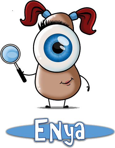 I Love To Explore Through My Sense Of Sight - Cartoon (600x600)