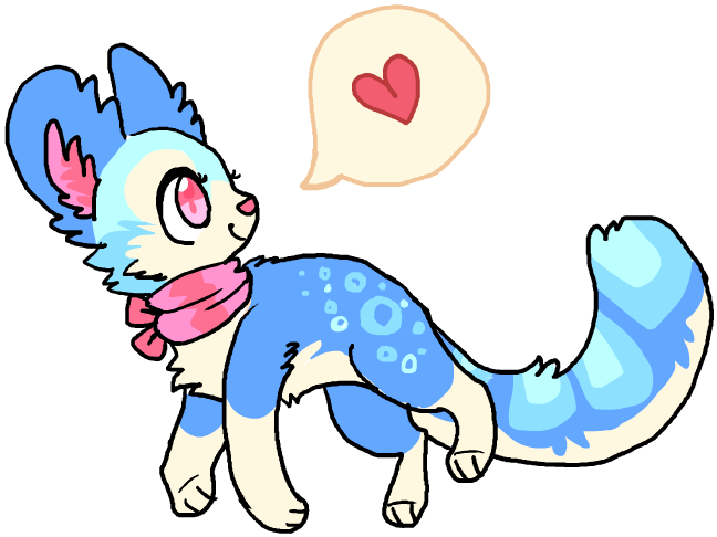 Blue Red Panda Adopt By Magicpawed - Blue Red Panda Adopt By Magicpawed (700x509)