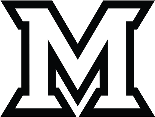 White Beveled-m With Black Border - Pretty In Pink Dangerous In Camo (548x417)