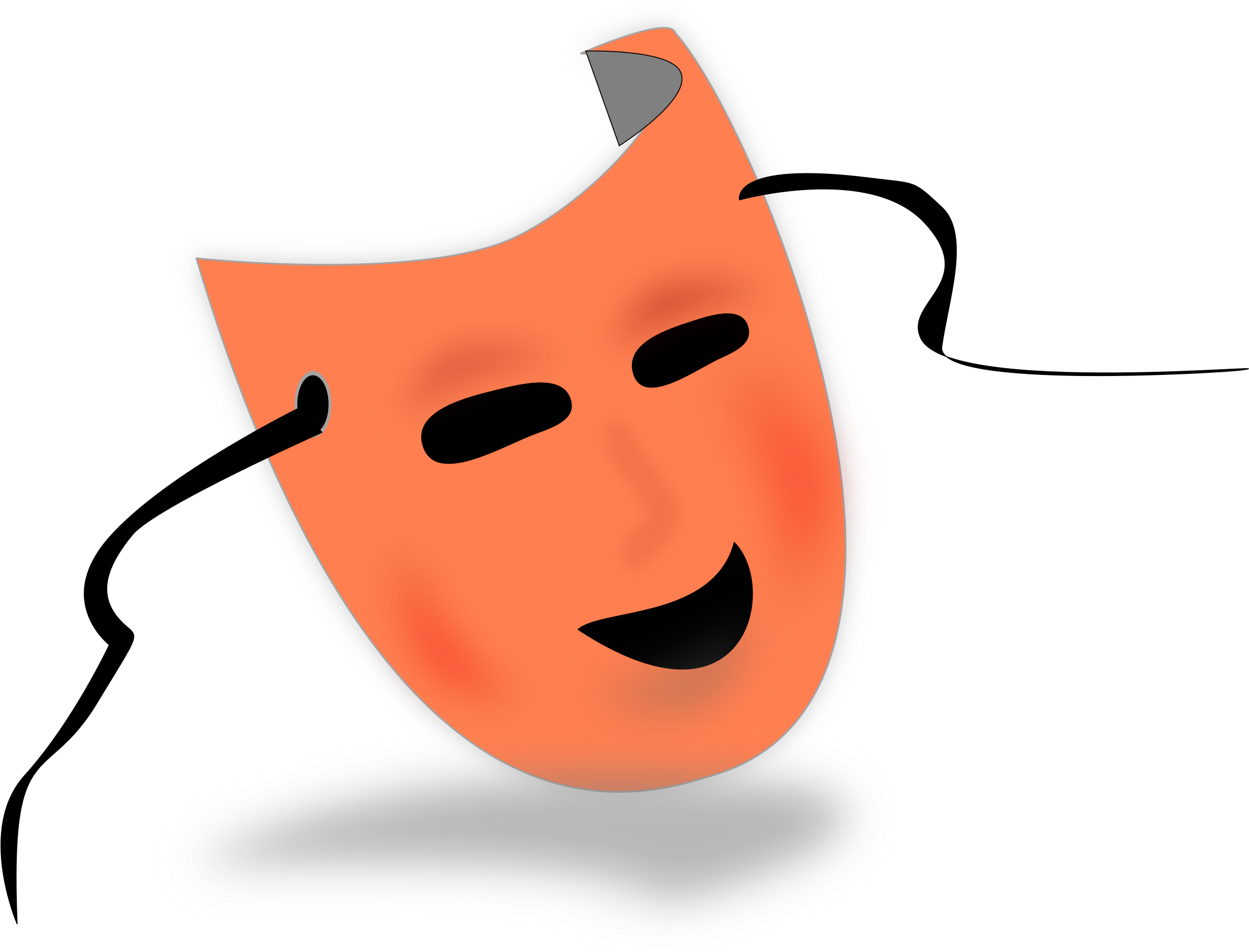 Mask Clipart For Kids - Halloween Mask Clip Art (2400x1830)