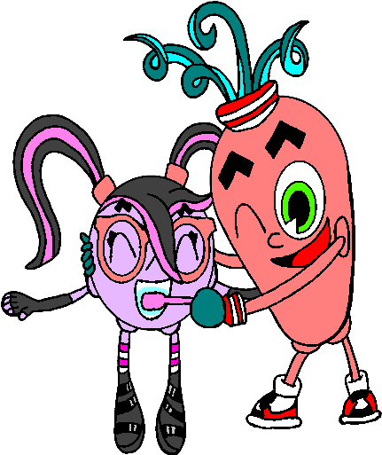 Spiral Cleaning Cylindria's Teeth By Strawberrystar123 - Cartoon (440x522)