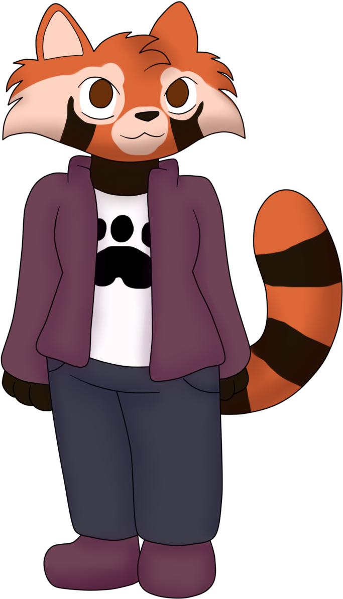 Red Panda By Paunypaws Red Panda By Paunypaws - Cartoon (1024x1297)