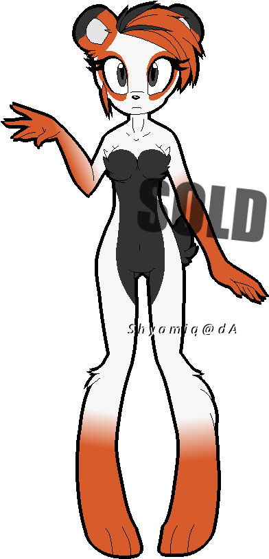 Red Panda Sold By Shyamiq - Cartoon (500x900)