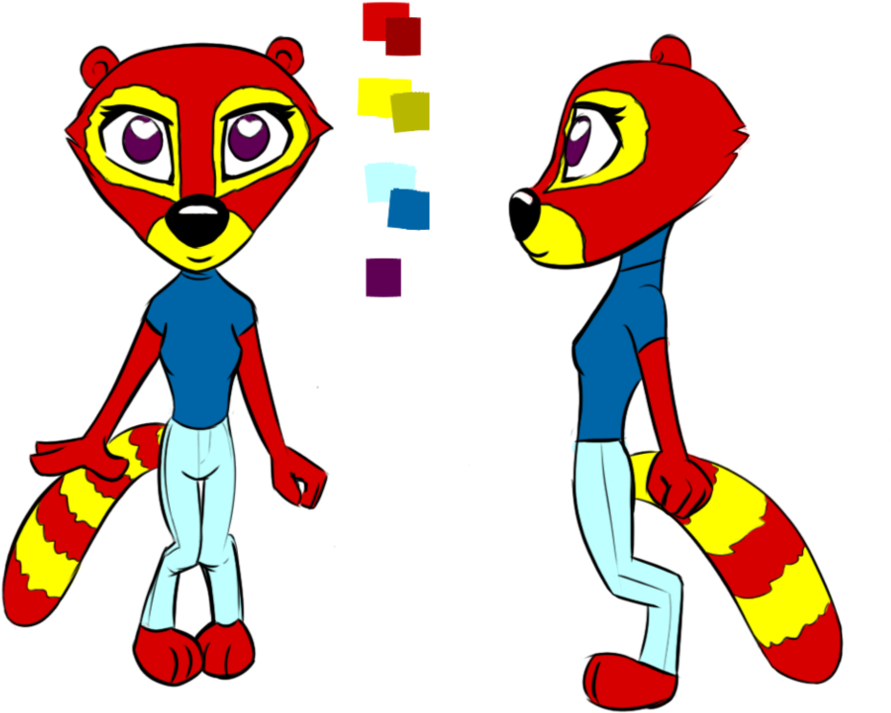 Mai The Red Panda By Superspyro90 - Red Panda (981x814)