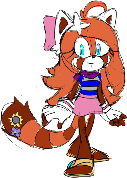 Cherry The Red Panda Color Chart By Devanarcher101 - Red Panda (1024x843)