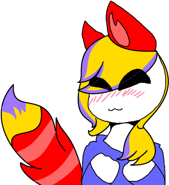 Kawaii Anthro Red Panda Ruby By Rubyg242 - Cartoon (1024x684)