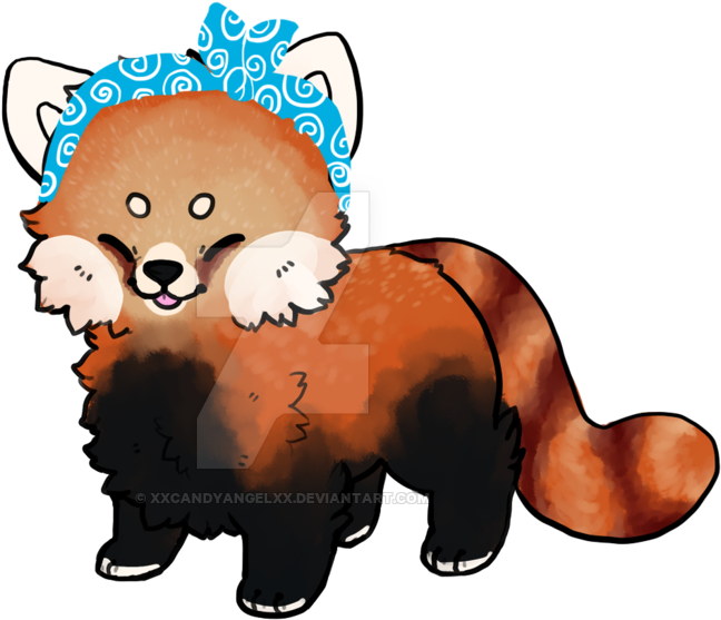 Red Panda Cutie By Xxcandyangelxx Red Panda Cutie By - Cartoon (1024x1024)
