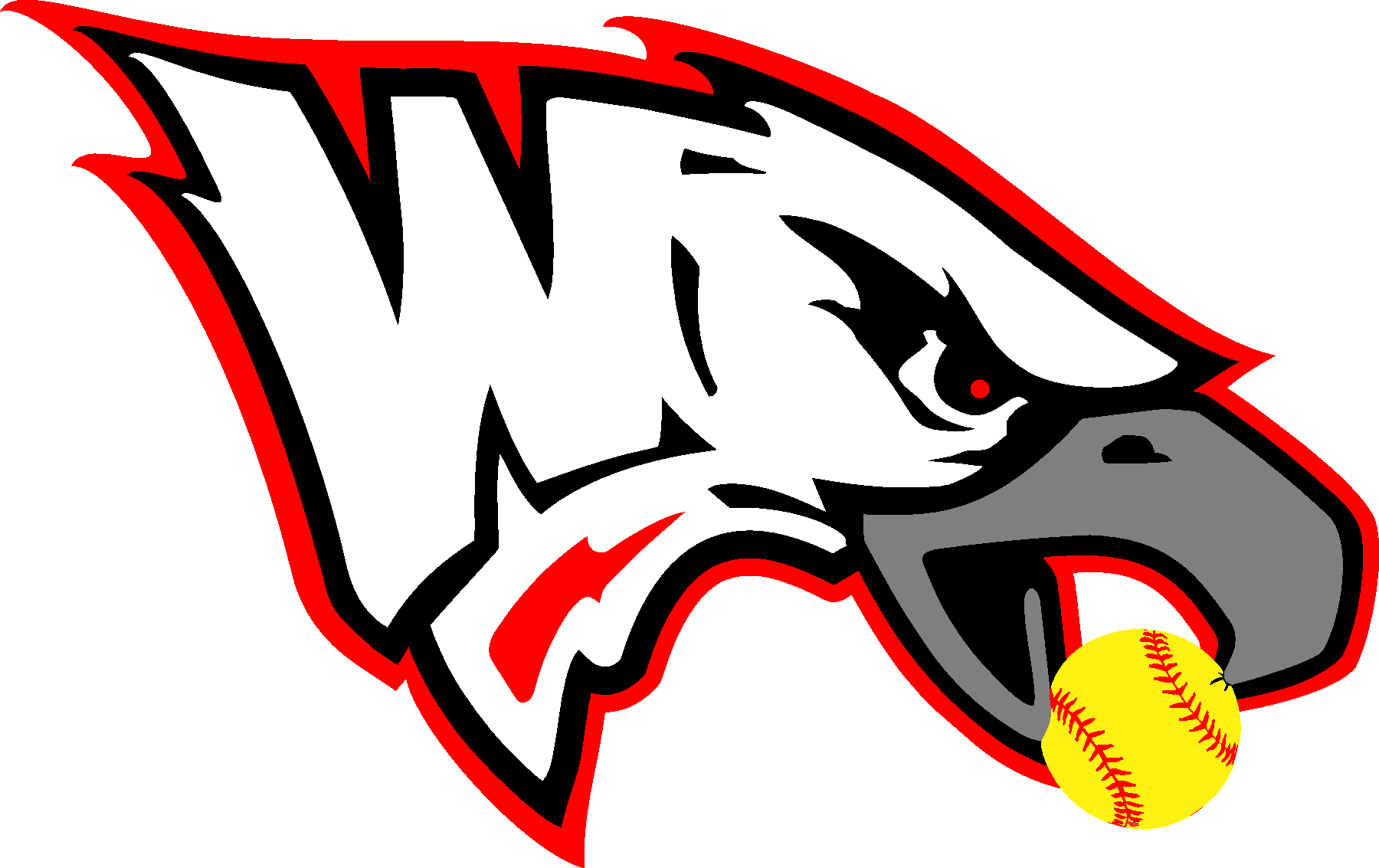 Wolcott Softball American Football Sport Clip Art - Wolcott Softball American Football Sport Clip Art (1800x1133)