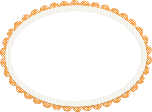 Tjss Squeakyclean Scalloped Frame 1 - Circle Frame For Christening (500x369)