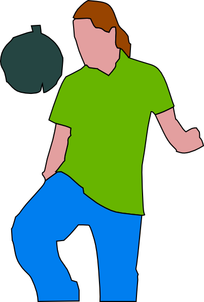 Free Vector Freestyle Clip Art - Football (402x595)