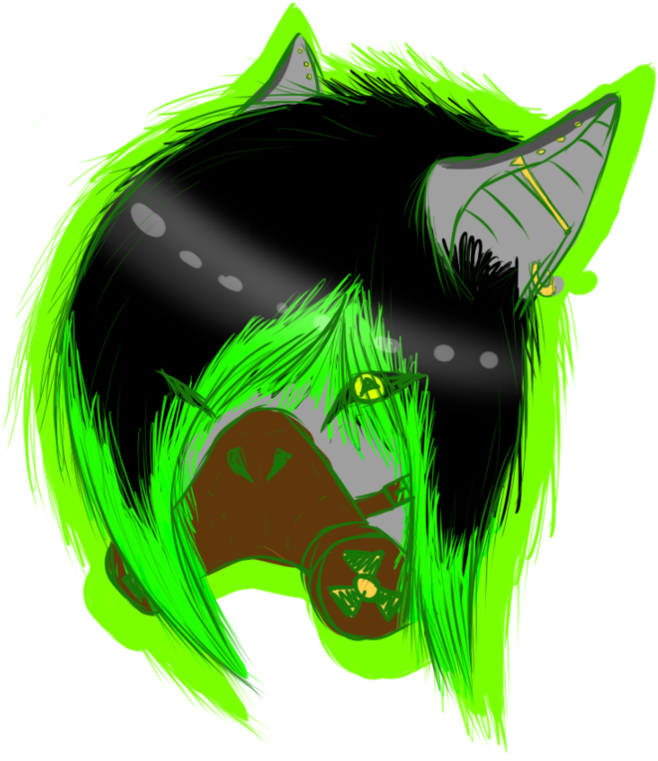 Toxic Gas Mask - Illustration (894x894)