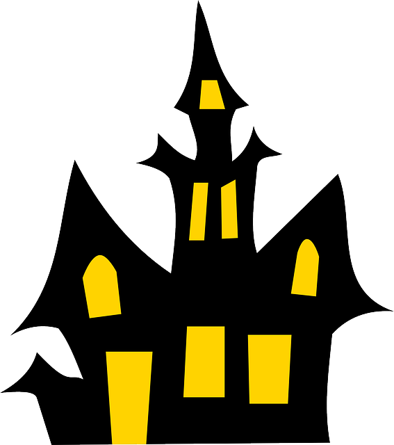 Haunted House Clip Art (567x640)