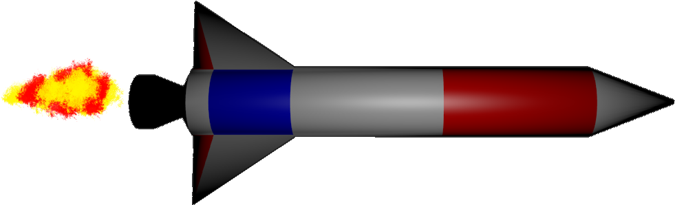 Missile Clipart Transparent - Missile Sprite (1000x308)
