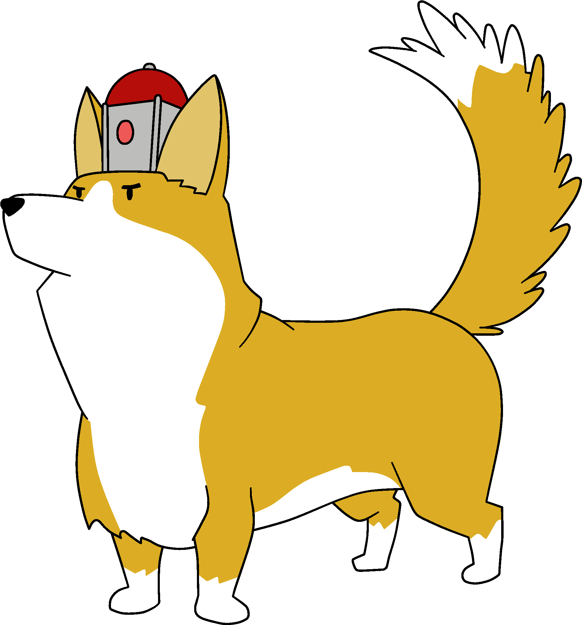 Рисунок королевский корги