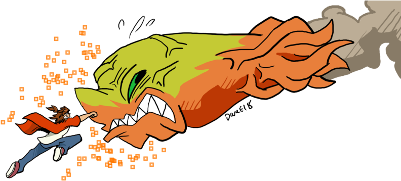 Missile Fist Rampage By Blueike - Drawing (800x365)
