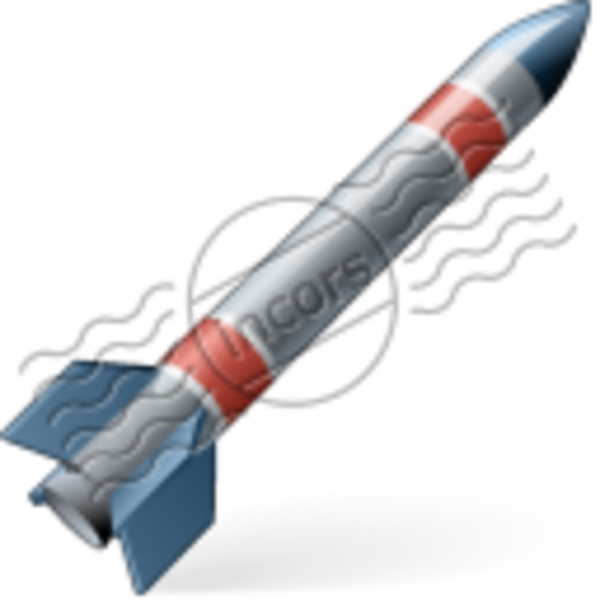 Ballistic Missile 15 - Ballistic Missile Clip Art (600x600)