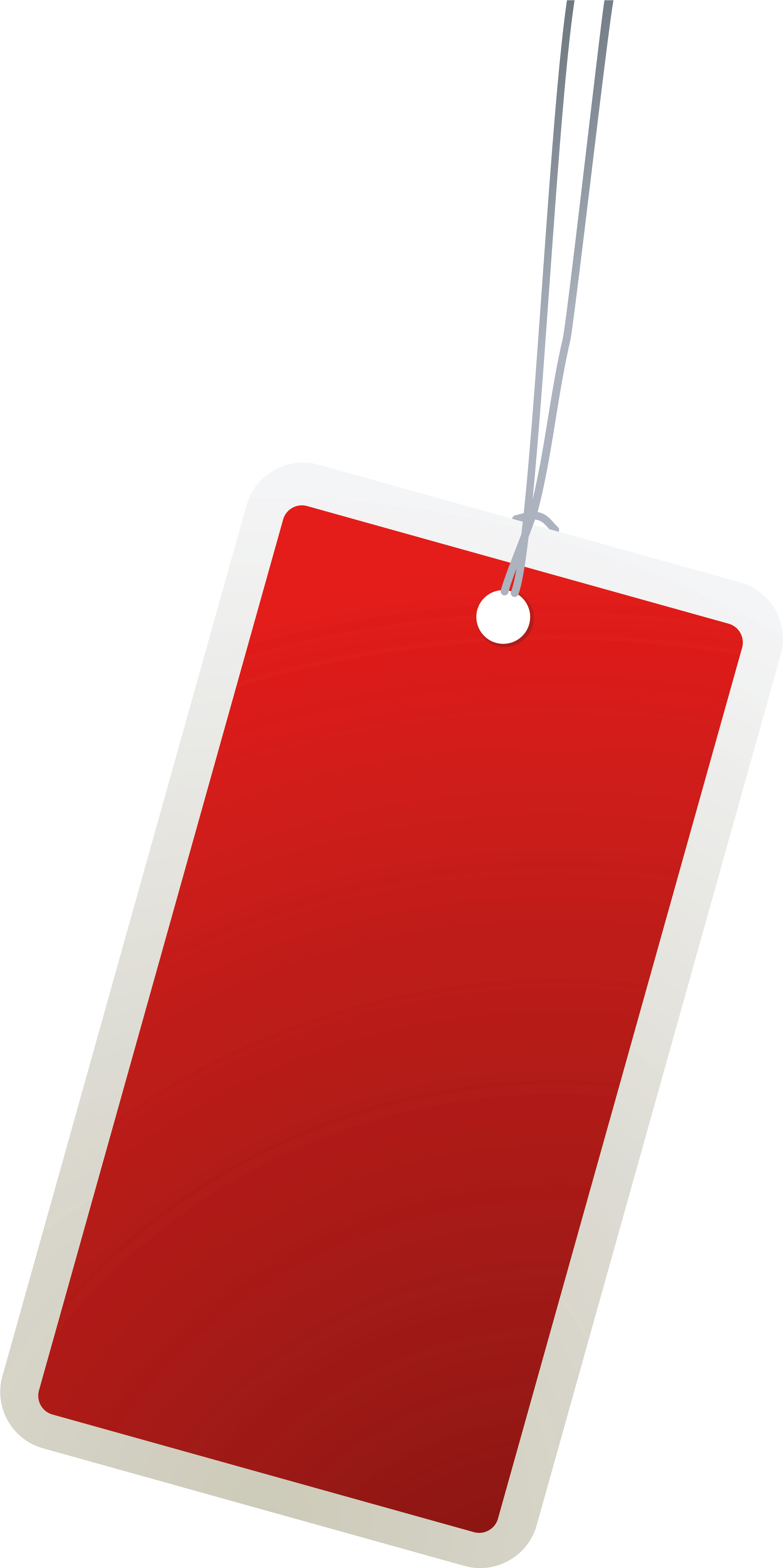 Red Label Png Clipart Image - Empty Sale Label Png (3072x5973)