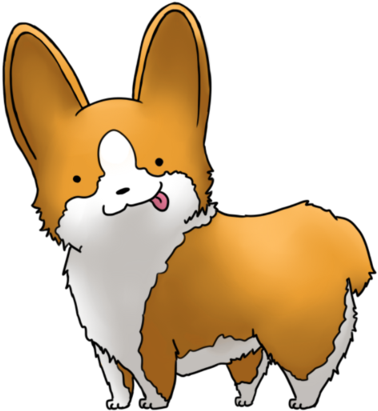 Corgi By Boredom-xd - Corgi Anime (400x420)