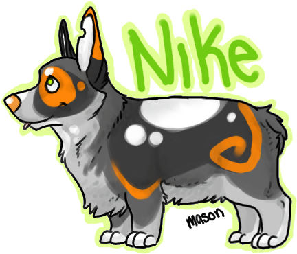 Nike The Corgi By Srspibble - Miniature Fox Terrier (471x397)