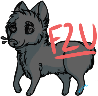 F2u Corgi Base By Xselfies - Chinese Crested Dog (420x376)
