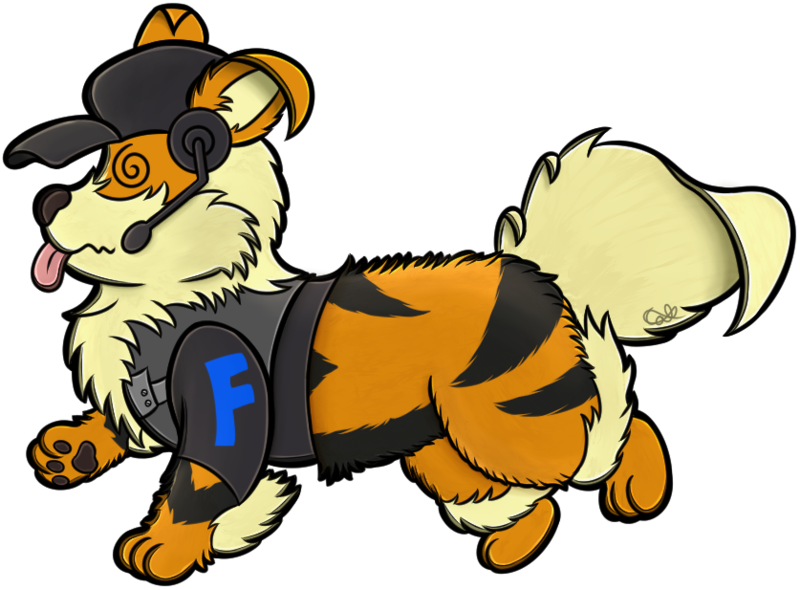 Firey Corgi Poster By Melac28 - Poster (800x590)