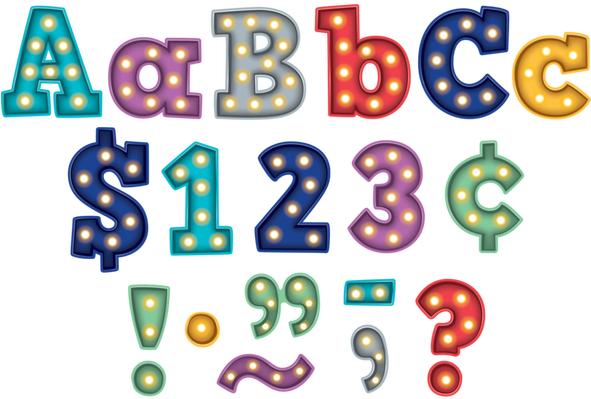 Marquee Bold Block 4" Letters Combo Pack - Teacher Created Resources Tcr5866 Marquee Bold Block (590x590)