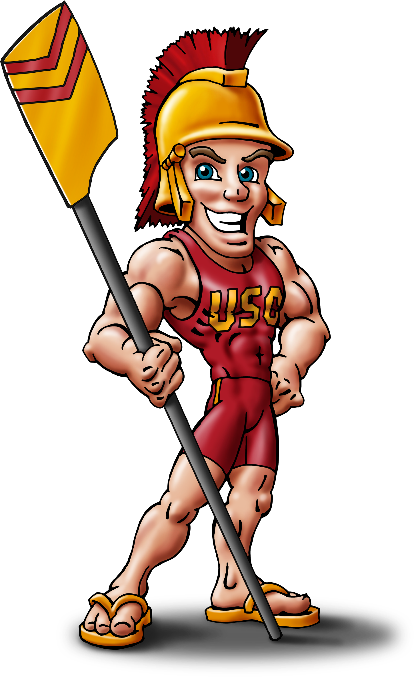 Sponsor A Rower - University Of Southern California Mascot (1600x2400)