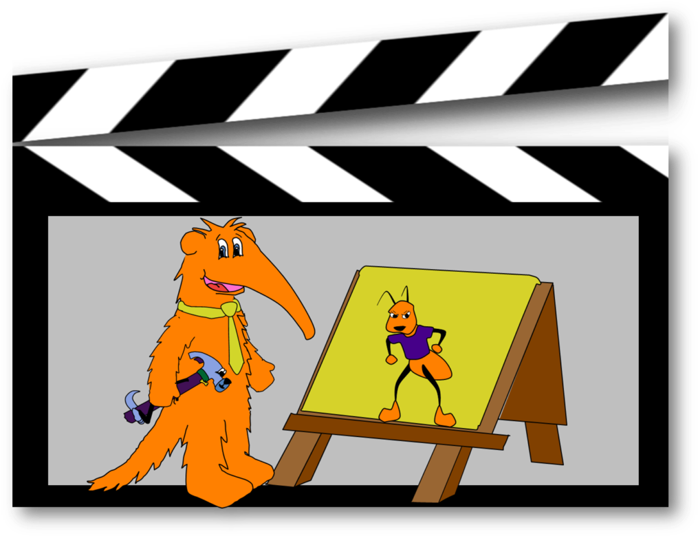 A Cartoon Video Lesson Led By Andy The Anteater - Cartoon (1024x791)