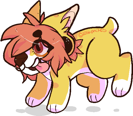 Corgi Derp By Pnckes - Color (500x500)