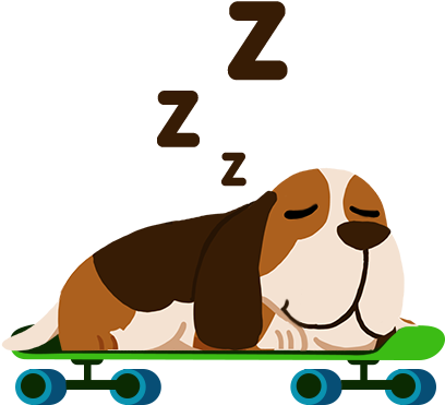 Corgi Pro Skater Messages Sticker-2 - Dog Licks (408x408)