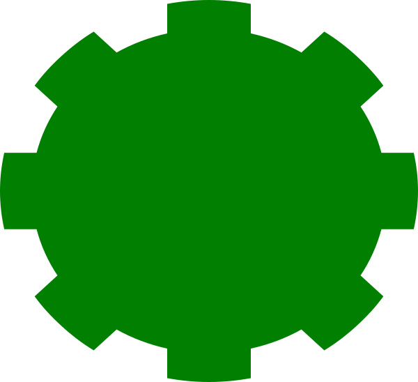 Cog Clip Art At Clker - Ar 15 Bolt Face (600x548)