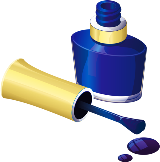 Maquillages - Brush Nail Polish Png (600x543)