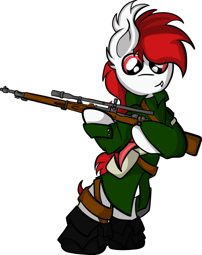 Sky Blaze The Cod Ww2 Bat Sniper By Kranonetwork - Cartoon (795x1006)