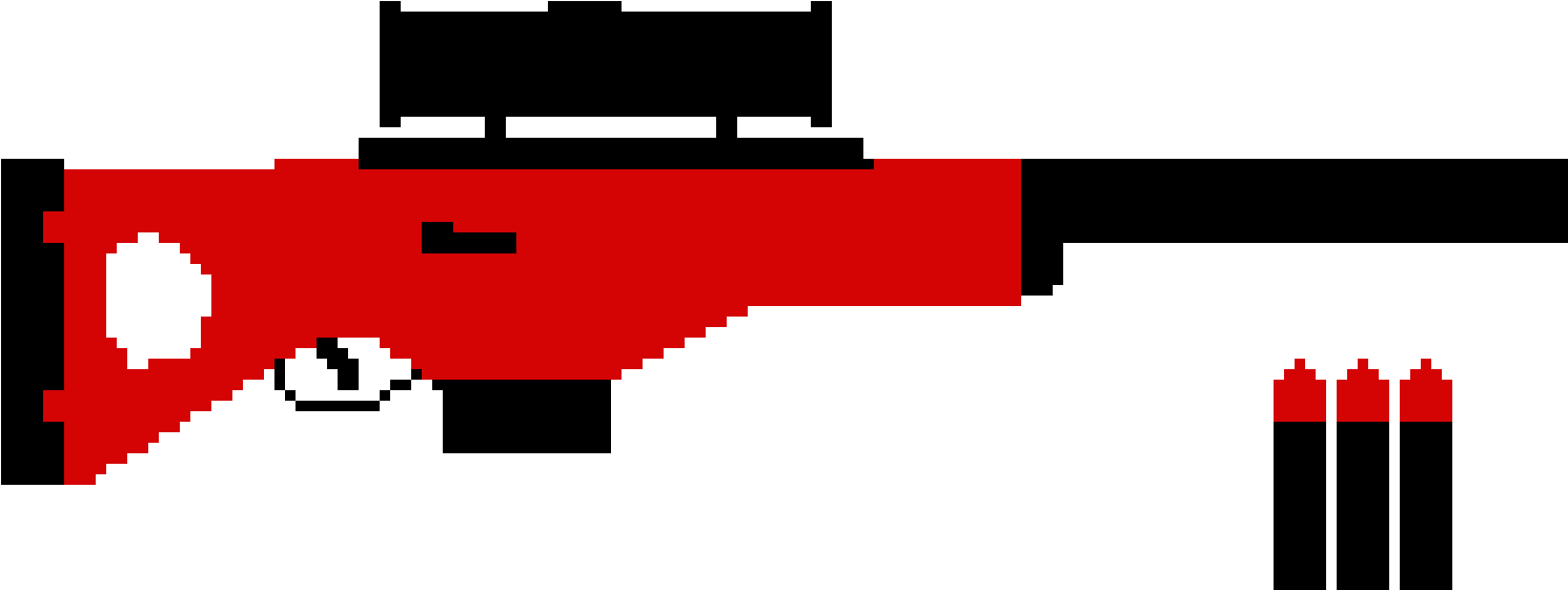 Bolt Sniper/ Fortnite - Fortnite Pixel Art Logo (1490x590)