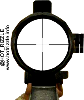 Sniper Scope Shooter & - Sniper Rifle View Png (336x400)