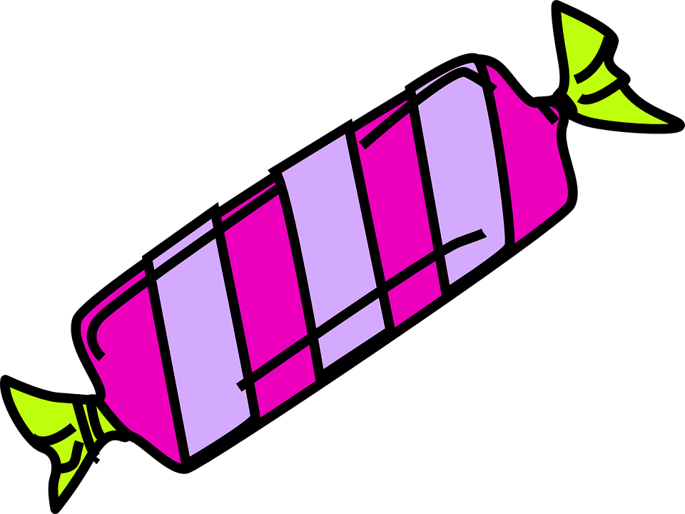 Sweets Clipart Wrapped - Candy Clipart Png (960x720)