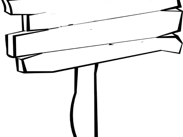 Sign Cliparts - Wooden Sign Clip Art (640x480)